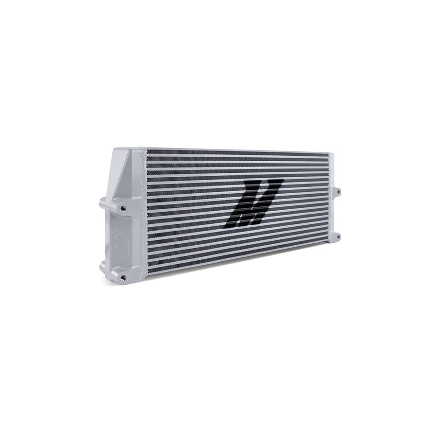 Mishimoto MMOC-SSO-17SL Heavy-Duty Oil Cooler - 17in. Same-Side Outlets - Silver