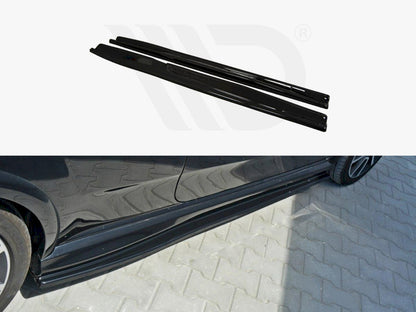 Maxton Design FI-PU-EVO-AB-SD1T Side Skirts Diffusers Fiat Punto Evo Abarth (2010-2014) | ML Performance UK Car Parts