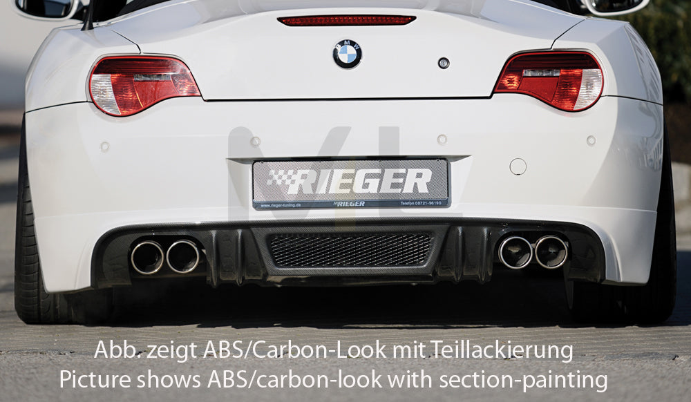 Rieger 00099858 BMW Z4 E85 Rear Diffuser 1 | ML Performance UK Car Parts