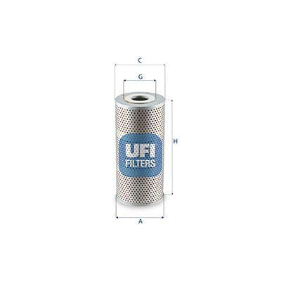 UFI 25.672.00 Filter, Operating Hydraulics