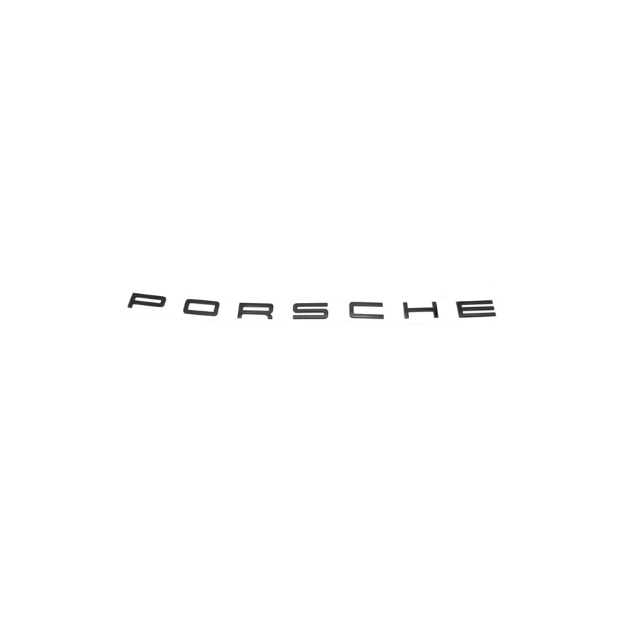 Genuine Porsche 'Porsche' Logo Rear Lid Badge, In High-Gloss Black Porsche 971 Panamera | ML Performance UK Car Parts