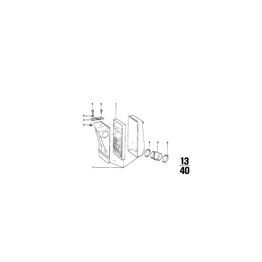 Genuine BMW 13721259538  Air Filter Element (Inc.  & 2002turbo) | ML Performance UK Car Parts