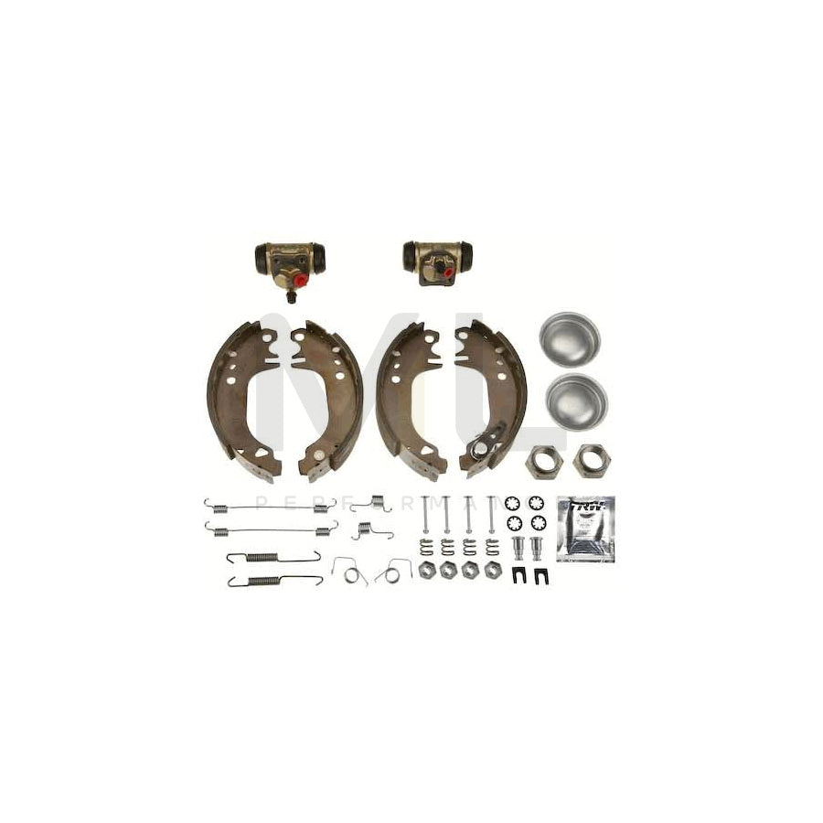 TRW Brake Kit BK1015 Brake Shoe Set with wheel brake cylinder | ML Performance Car Parts