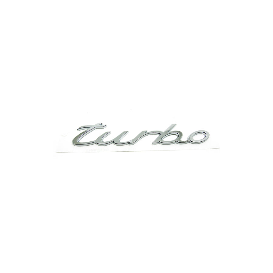 Genuine Porsche Turbo - Chrome Rear Badge For Porsche 970 Panamera | ML Performance UK Car Parts