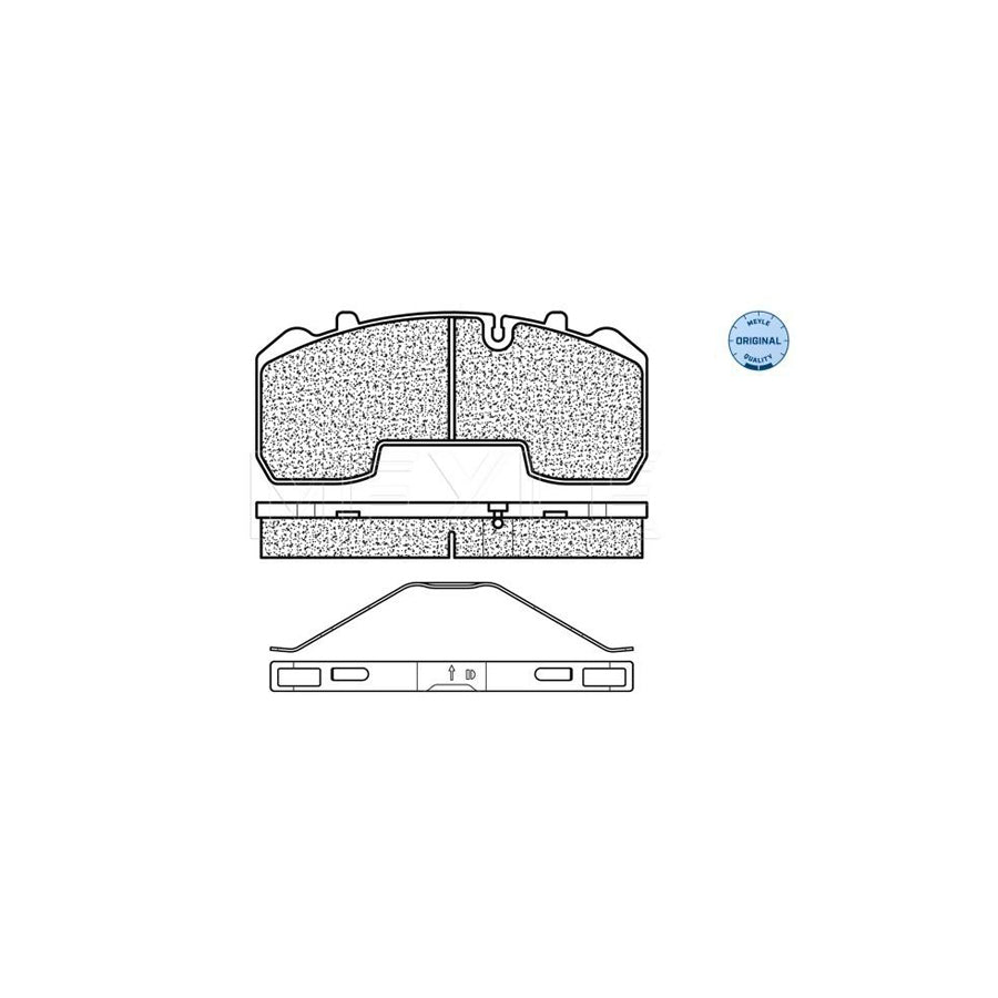 Meyle 025 291 6530 Brake Pad Set