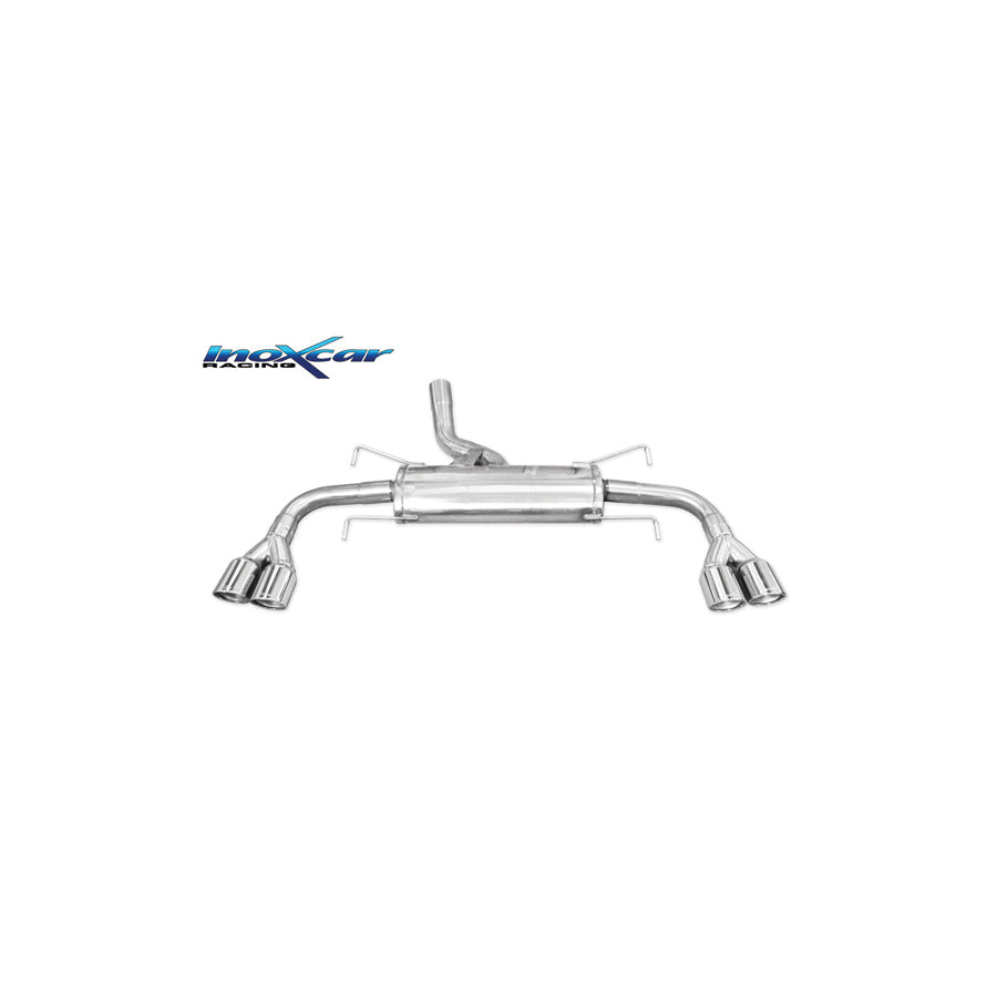 InoXcar OPGT.01.XR80 Opel GT Rear Silencer | ML Performance UK Car Parts