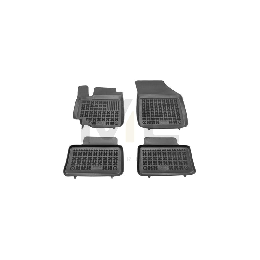 REZAW PLAST 202207 Floor mat set for SUZUKI Alto VII (GF) Elastomer, Front and Rear, Black | ML Performance Car Parts