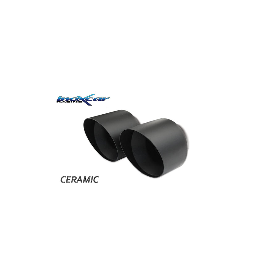 InoXcar OPCO.25.80CBLACK Opel Corsa F Rear Silencer | ML Performance UK Car Parts