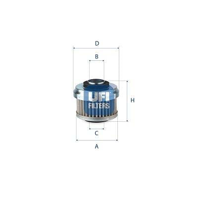 UFI 76.219.00 Filter, Operating Hydraulics