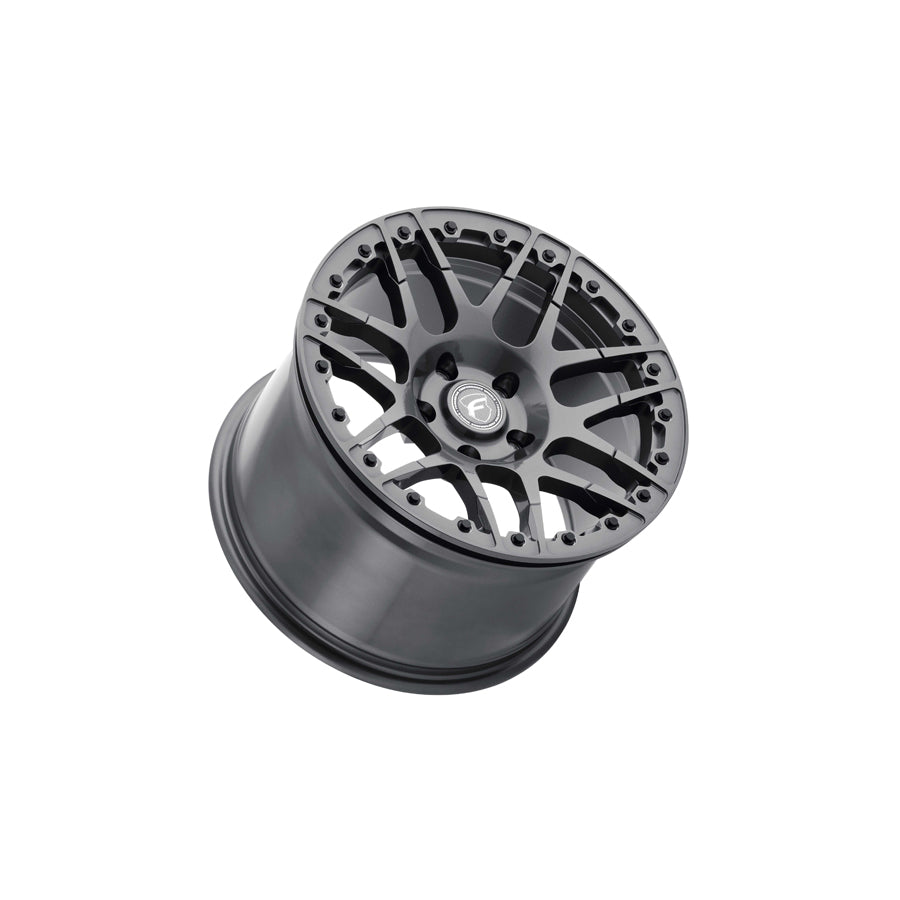 Forgestar F283B0067750 15x10 F14 Beadlock Standard 5x114.3 ET50 BS7.5 Gloss Anthracite Drag Racing Wheel