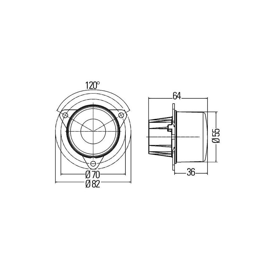 Hella 2BA 011 172-001 Indicator