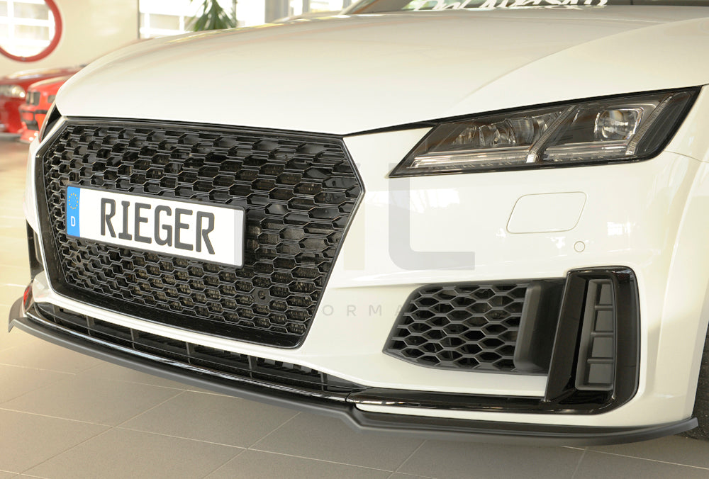 Rieger 00055180 Audi 8J-FV 8S Front Splitter (TT & TTS) 8 | ML Performance UK Car Parts