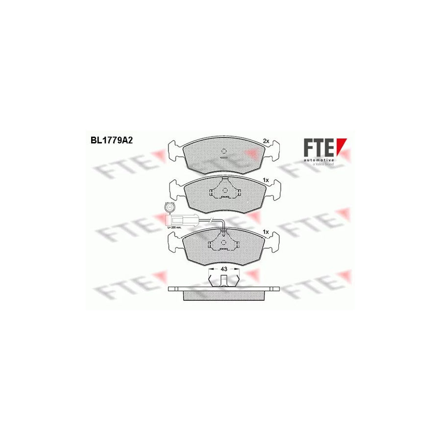 Fte BL1779A2 Brake Pad Set | ML Performance UK Car Parts