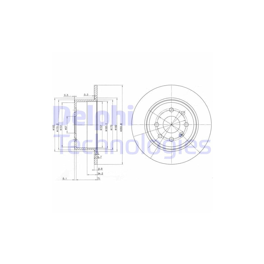 Delphi Bg2637 Brake Disc