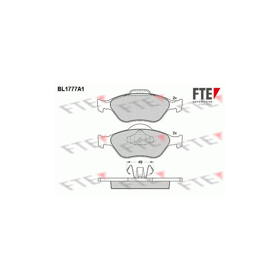 Fte BL1777A1 Brake Pad Set | ML Performance UK Car Parts