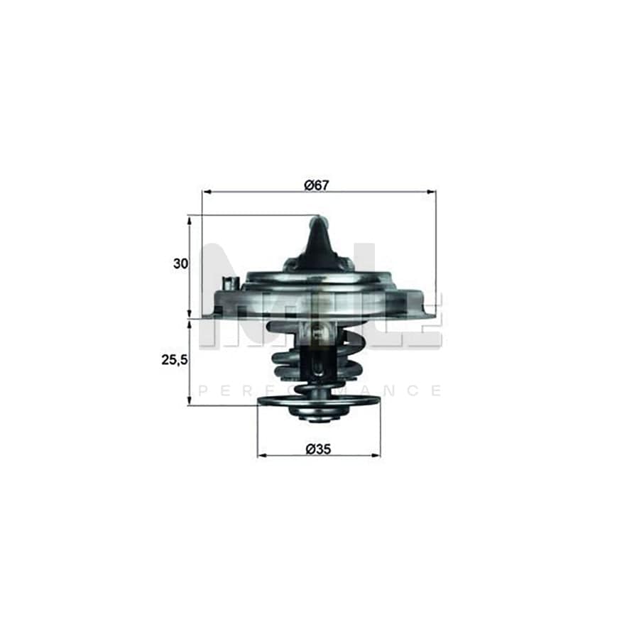 MAHLE ORIGINAL TX 60 83D Engine thermostat Opening Temperature: 83��C, with seal | ML Performance Car Parts