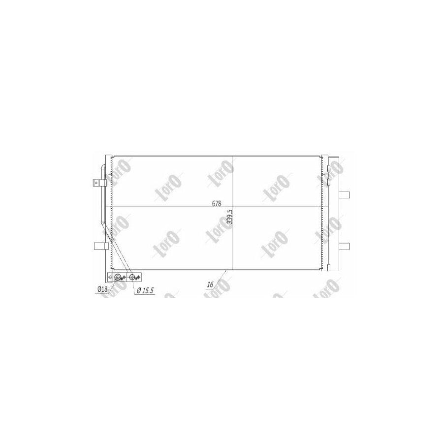 Abakus 0030160029 Air Conditioning Condenser For Audi Q3 (8Ub, 8Ug) | ML Performance UK