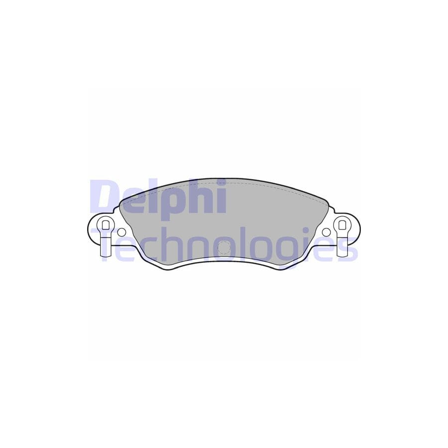 Delphi Lp1656 Brake Pad Set For Citro毛n C5