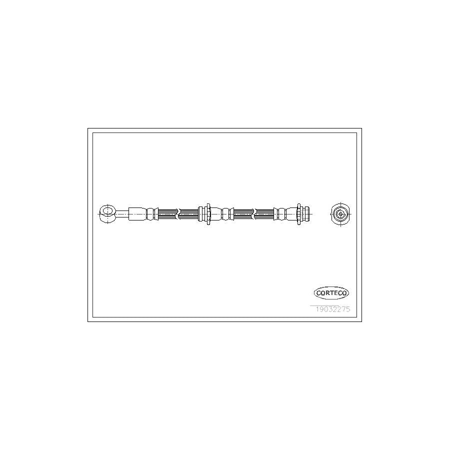 Corteco 19032275 Brake Hose For Nissan Primera | ML Performance UK