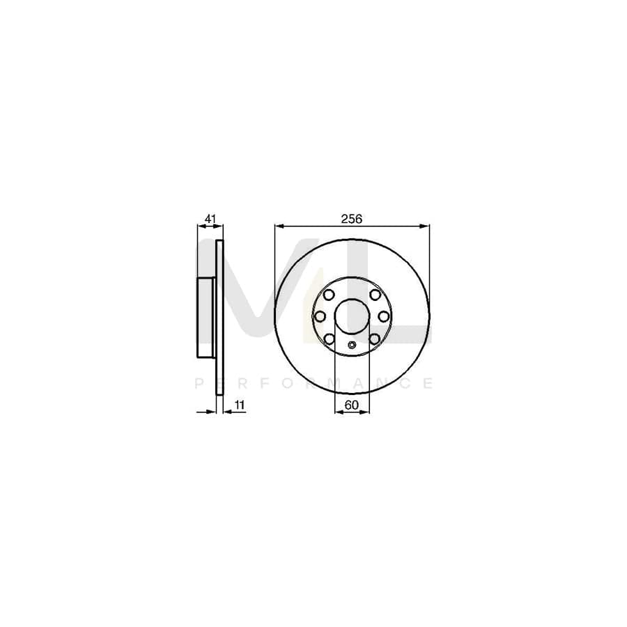 BOSCH 0 986 478 880 Brake Disc for OPEL ASTRA Solid, Oiled, High-carbon | ML Performance Car Parts