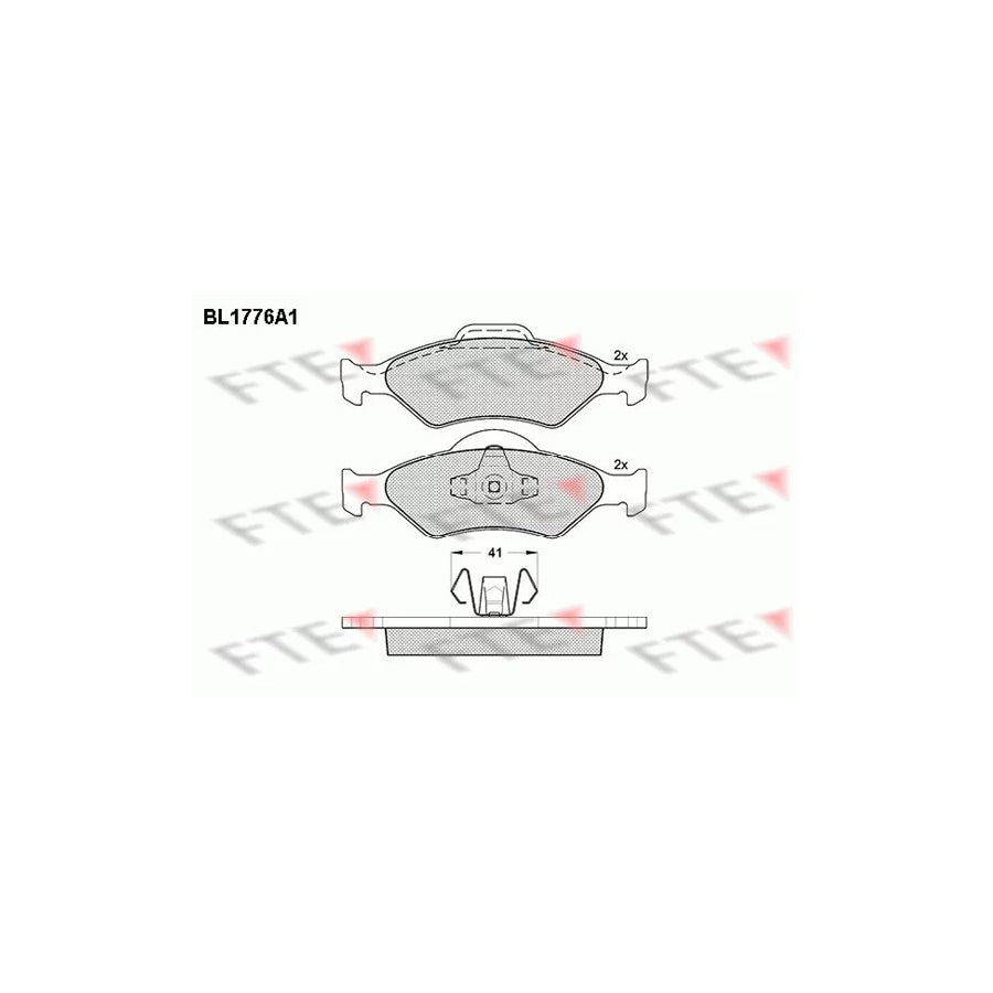 Fte BL1776A1 Brake Pad Set | ML Performance UK Car Parts