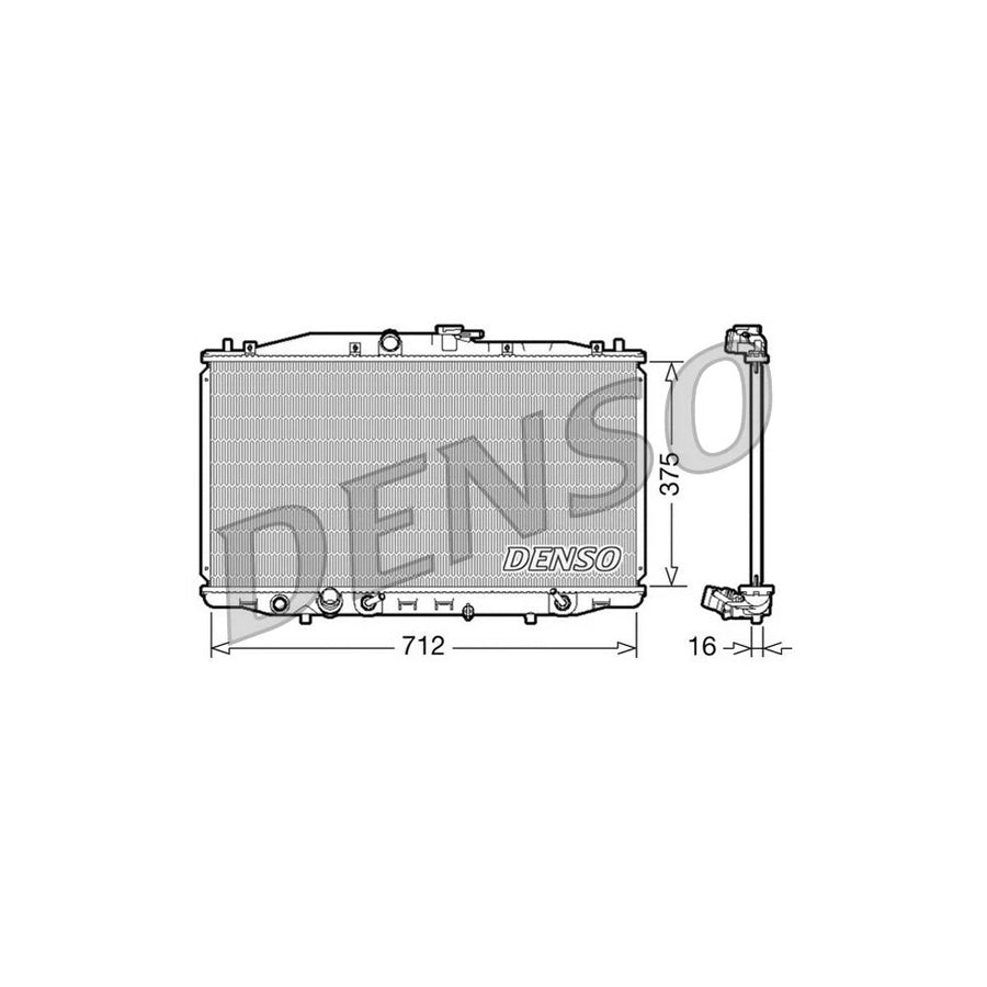 Denso DRM40022 Drm40022 Engine Radiator For Honda Accord | ML Performance UK