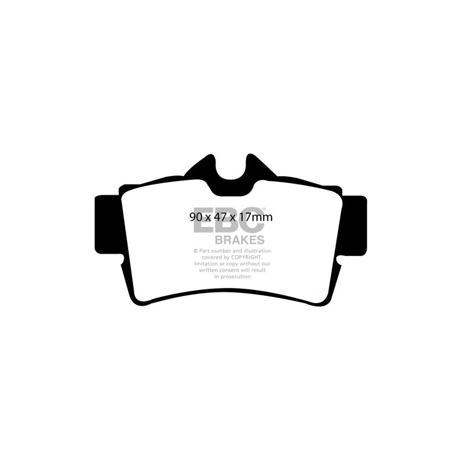 EBC DP21156 Ford Mustang Greenstuff Rear Brake Pads 2 | ML Performance UK Car Parts