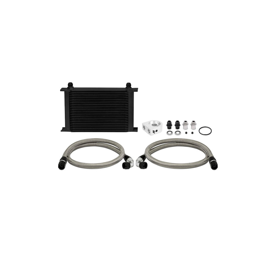 Mishimoto MMOC-UHBK Universal 25 Row Oil Cooler Kit (Black Cooler)