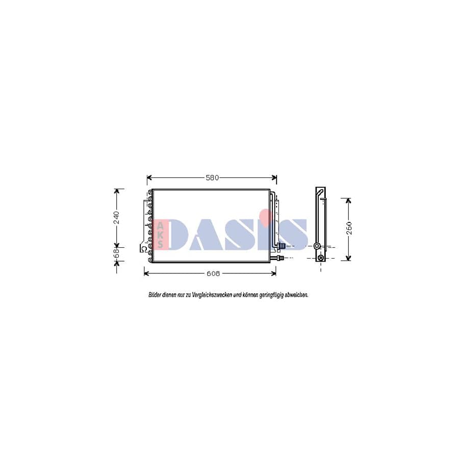 AKS Dasis 172002N Air Conditioning Condenser | ML Performance UK