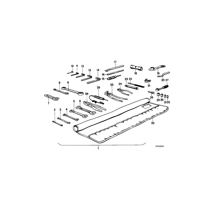 Genuine BMW 71111237868 (K100, (K 60 Socket Wrench 10 (Inc. /7, R50/5 & R90/6) | ML Performance UK Car Parts