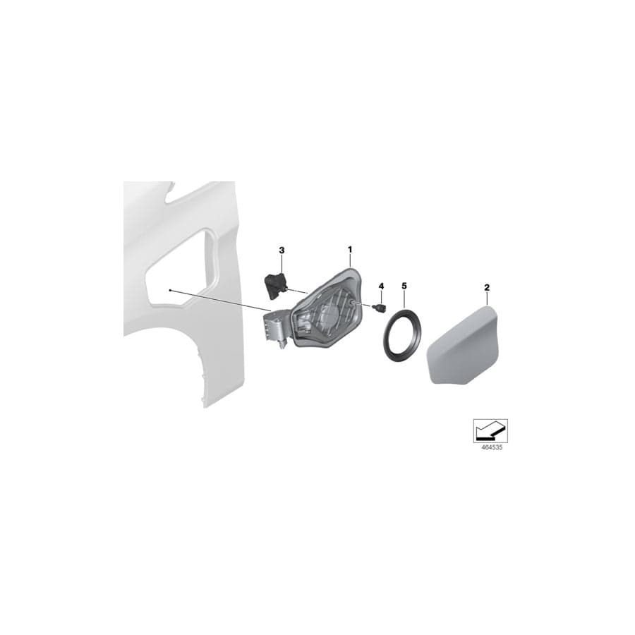 Genuine BMW 51177409342 F45 F15 Center-Alignment Seal Ring (Inc. 225xe & X5 40eX) | ML Performance UK Car Parts