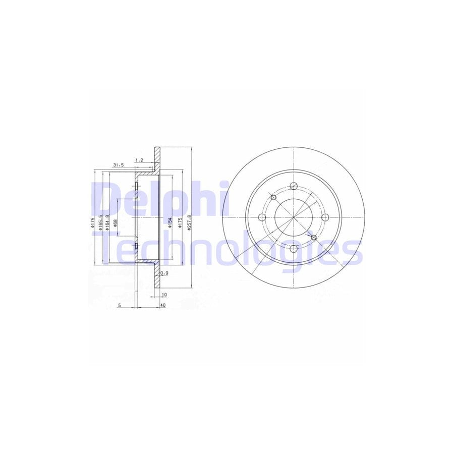 Delphi Bg2633 Brake Disc