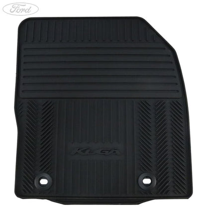 GENUINE FORD 1502027 KUGA RUBBER FLOOR MATS FRONT, BLACK | ML Performance UK