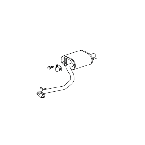 Genuine Lexus 17430-31C80 GS Phase 4 O/S Exhaust Back Box