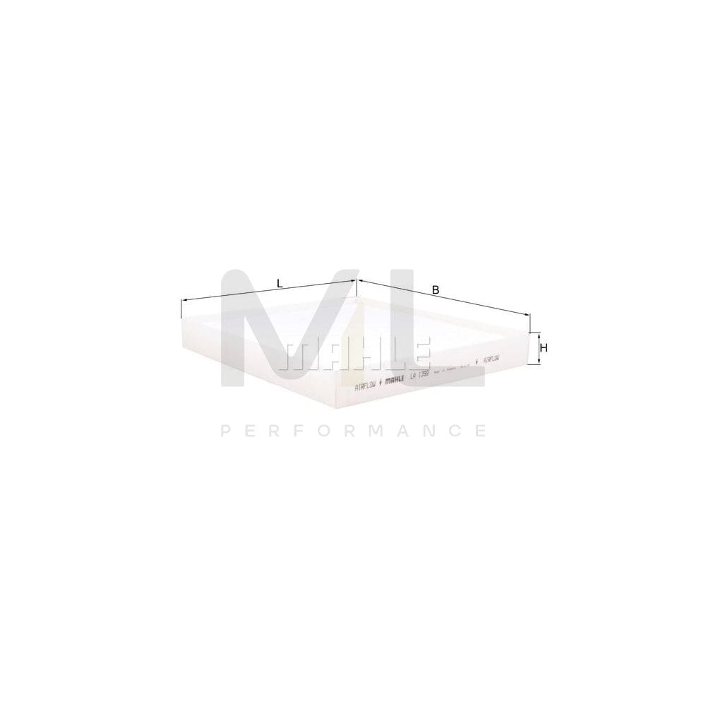 MAHLE ORIGINAL LA 1399 Pollen filter Particulate Filter | ML Performance Car Parts