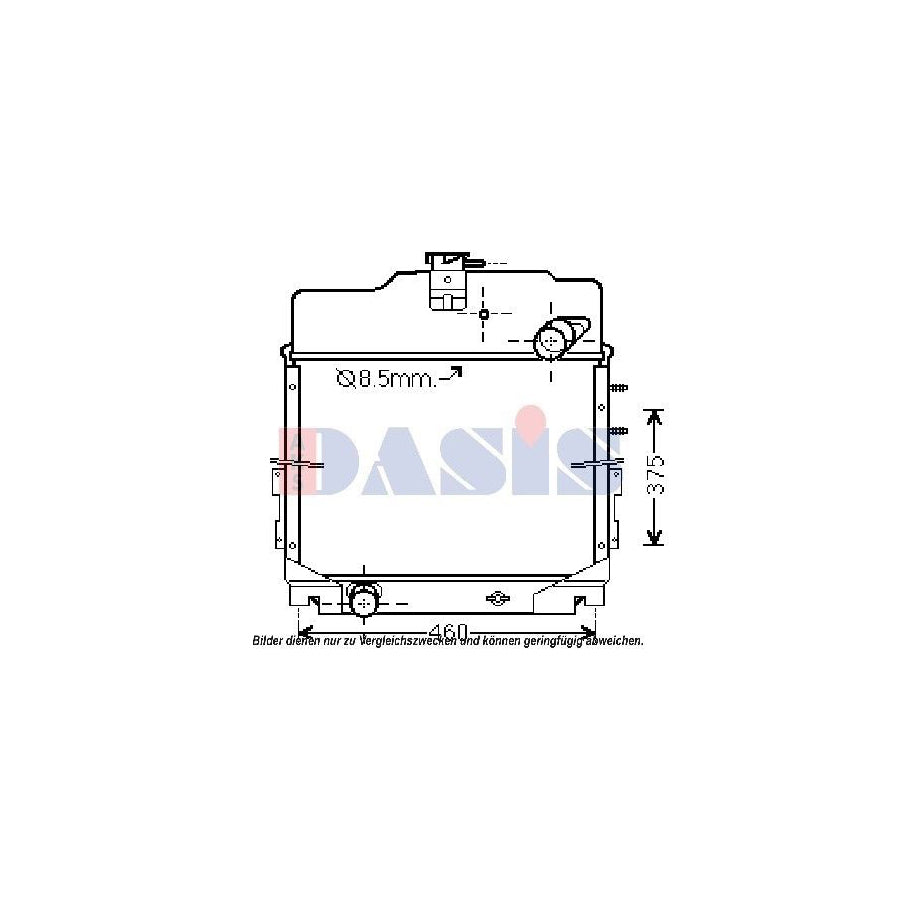 AKS Dasis 440285N Engine Radiator | ML Performance UK