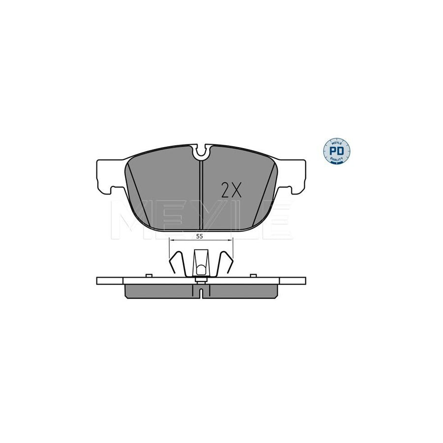 Meyle 025 223 1719/Pd Brake Pad Set