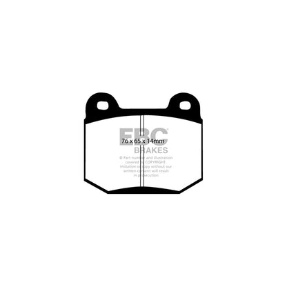 EBC DP31538C Mitsubishi Lancer Evo Redstuff Rear Brake Pads - Brembo Caliper 2 | ML Performance UK Car Parts