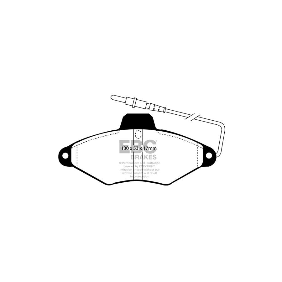 EBC DP942 Citroen Xantia Ultimax Front Brake Pads 2 | ML Performance UK Car Parts