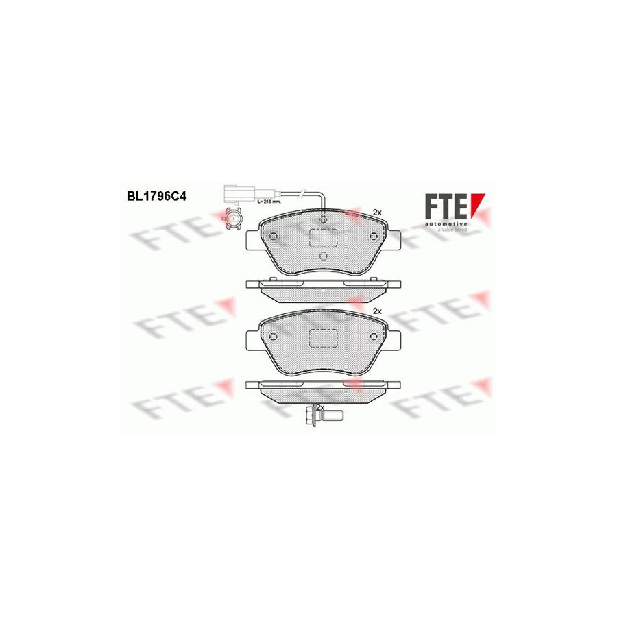 Fte BL1796C4 Brake Pad Set | ML Performance UK Car Parts