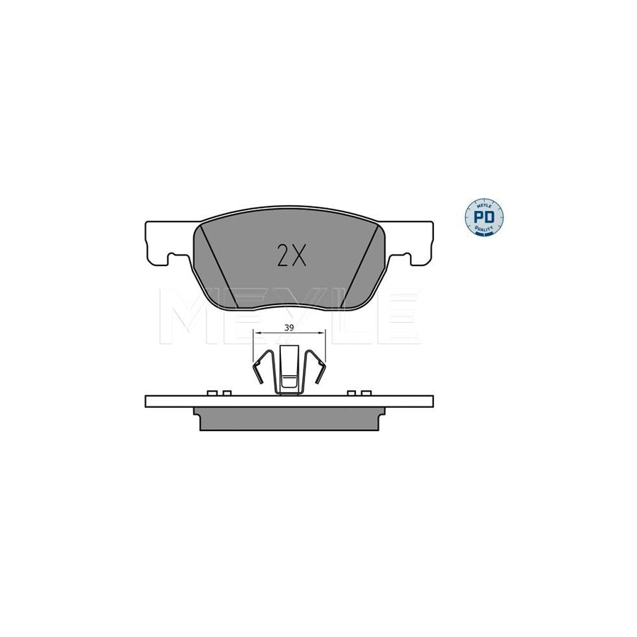 Meyle 025 223 4220/Pd Brake Pad Set