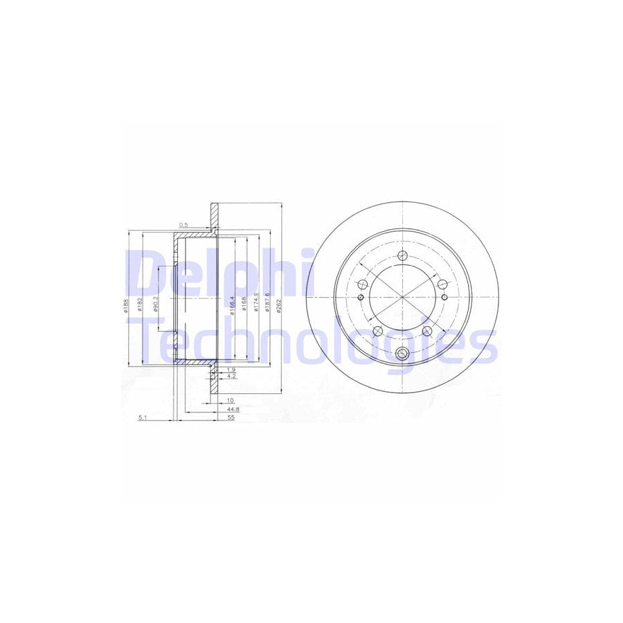 Delphi Bg4037 Brake Disc