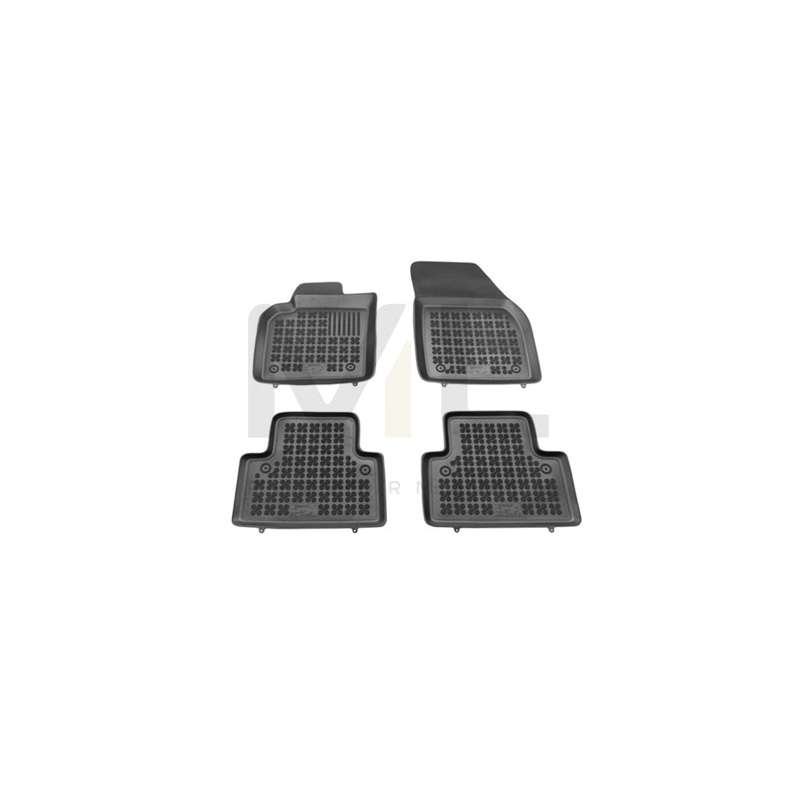 REZAW PLAST Tailored 200409 Floor mat set for VOLVO S40 II (MS, 544) Elastomer, Front and Rear, Quantity: 4, Black | ML Performance Car Parts