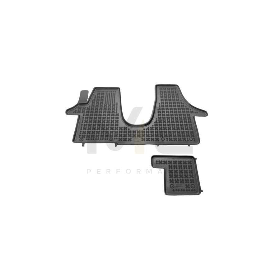 REZAW PLAST 200109 Floor mat set Elastomer, Front and Rear, Quantity: 2, Black | ML Performance Car Parts