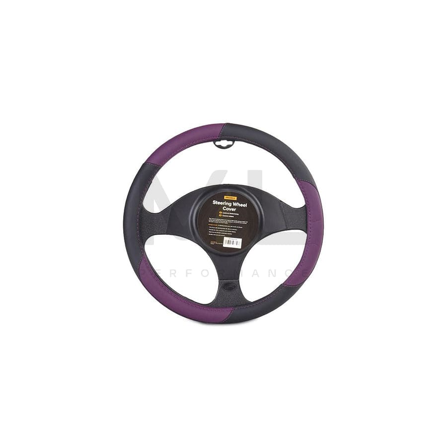 RIDEX 4791A0136 Steering wheel cover Black, Violet, Ø: 37-39cm | ML Performance Car Parts