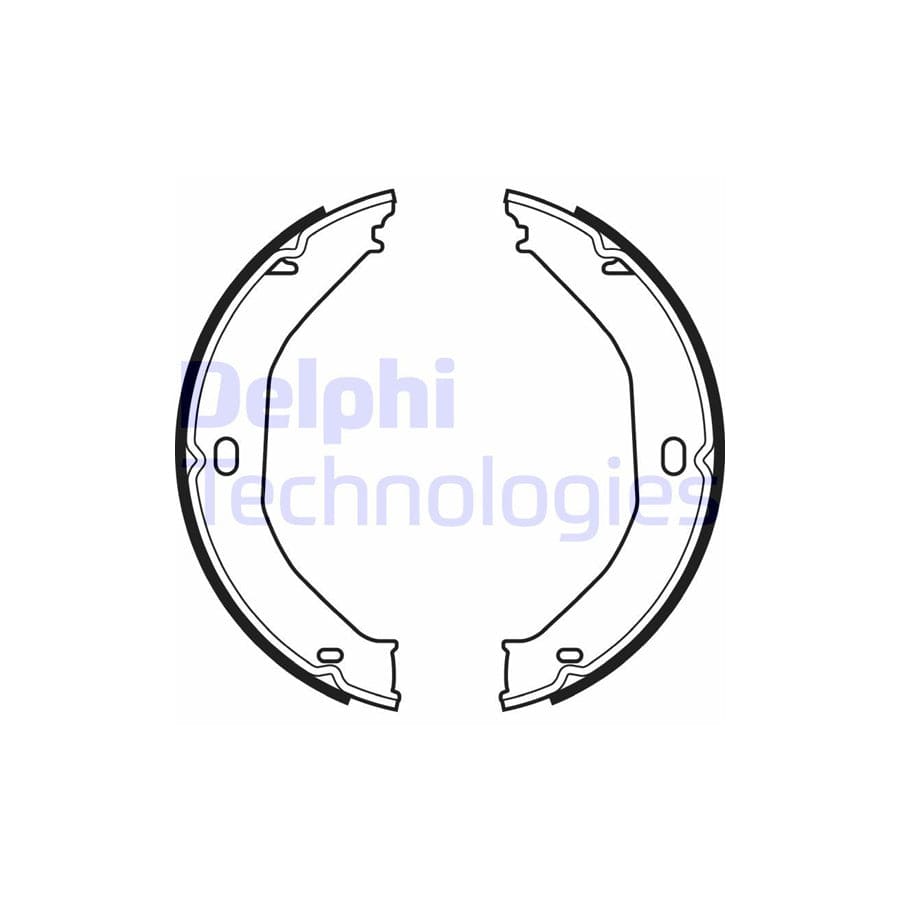 Delphi Ls2078 Handbrake Shoes