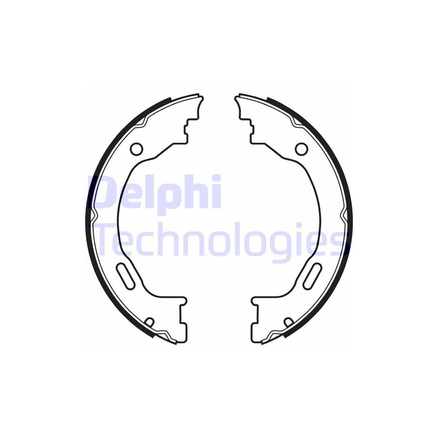 Delphi Ls2077 Handbrake Shoes