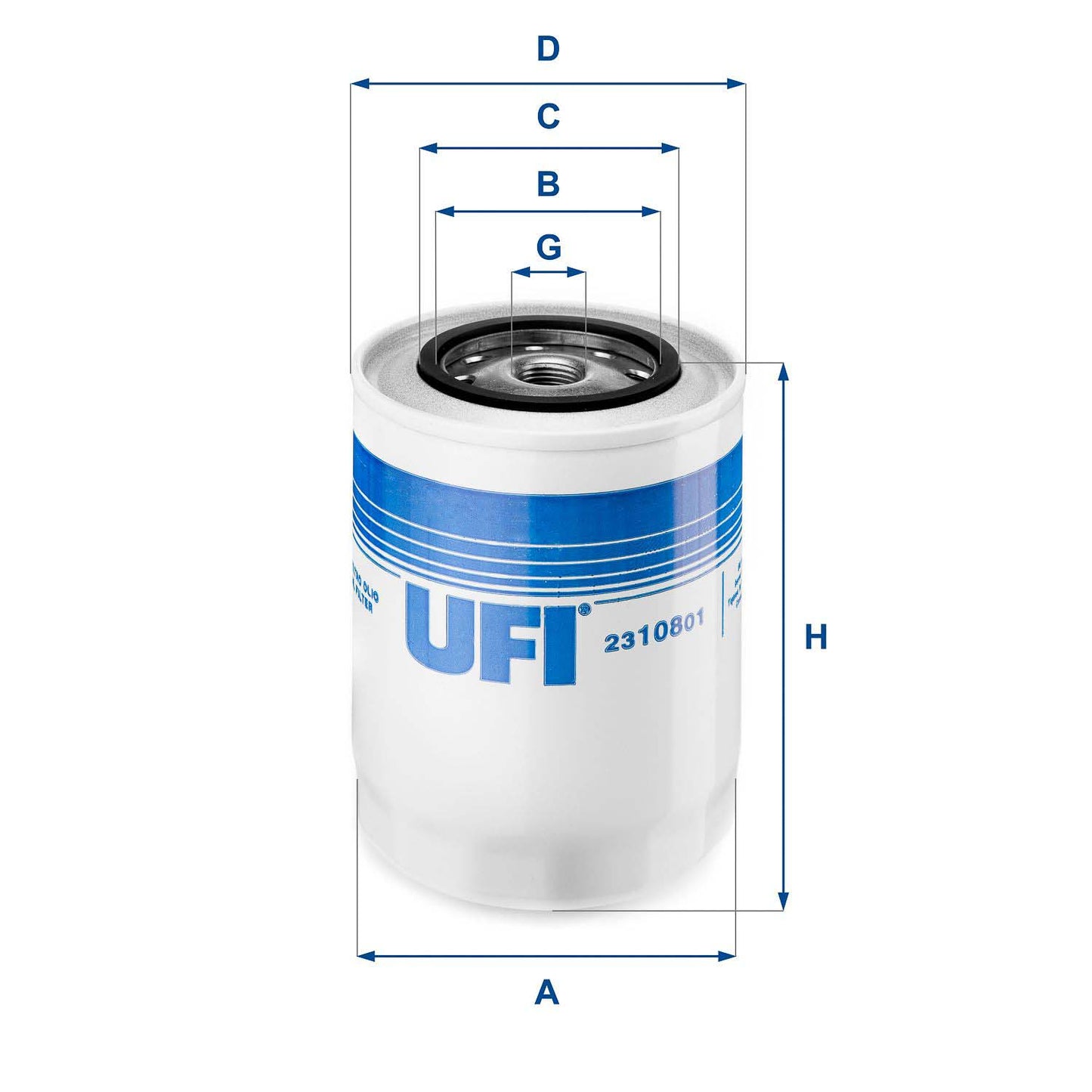 UFI 23.108.01 Oil Filter