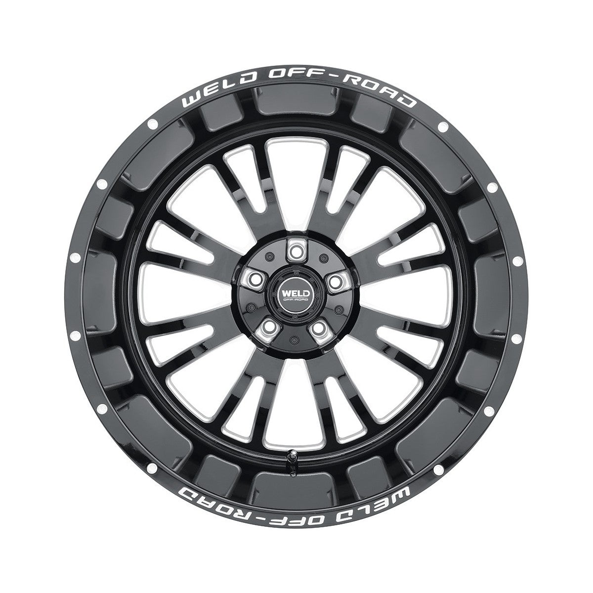 Weld W15800026475 Slingblade W158 Wheel 20x10 5x114.3 ET-18 BS4.75 Gloss Black MIL