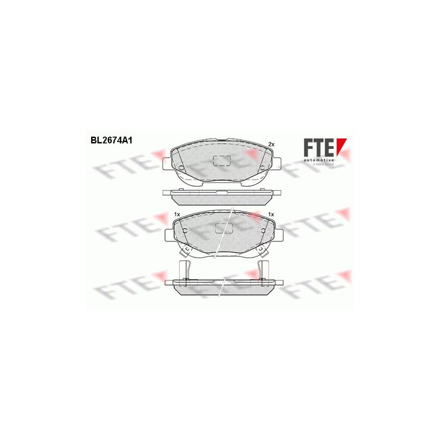 Fte BL2674A1 Brake Pad Set | ML Performance UK Car Parts